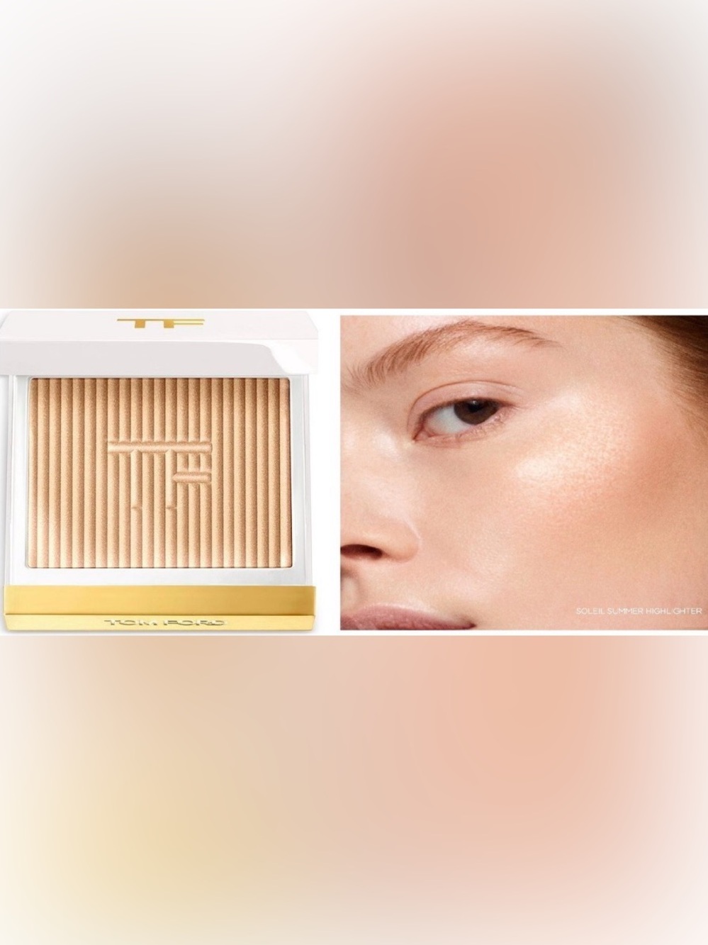 Tom Ford Soleil Glow Highlighter 02 NUDE SAND 0.21 oz NIB Luxury Highlighter